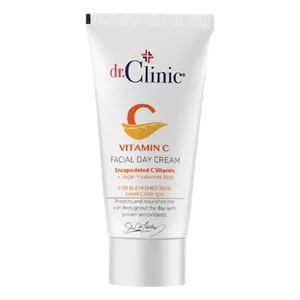 Dr. Clinic Facial Day Cream with Vegan Hyaluronic Acid and Vitamin C for Blemished Skin 50ml